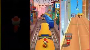 Talking Tom Gold Run FIREMAN TOM vs Subway Surfers JAKE vs Talking Tom Hero Dash RED TOM Gameplay.