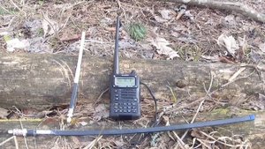 Yaesu vx-7r, родная и самодельные антенны.
