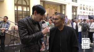 Интервью с журналистом Артуром Гаспаряном на Национальной премии "Золотой хит" 2023