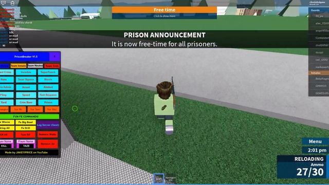 PrisonBreaker v1.5 GUI Script | Prison Life | ROBLOX EXPLOITING смотреть онлайн