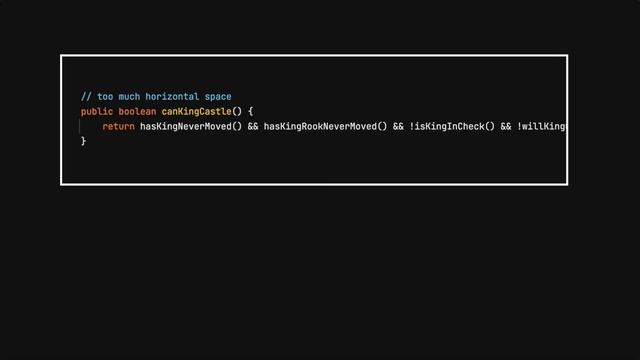 Rule #26 - Code should be formatted and readable