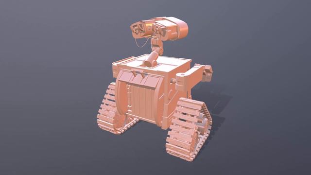 WALL-E: 3D Model Turnaround (WIP) смотреть онлайн