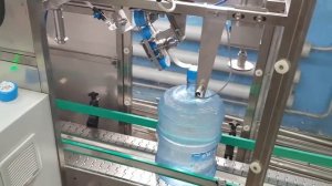 Линия розлива воды в 19л бут. - МРВ-150-19 (испытания в рабочем режиме)