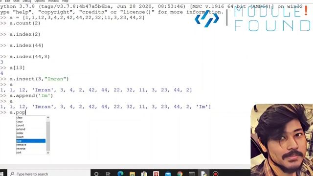 Python Foundation Lesson 3 in Tamil || List and Tuple || Module ! Found #python #beginners #tutoria