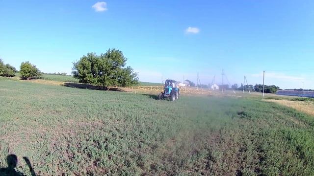 Брызгаем люцерню РАУНДАПОМ от бурьяна в норме 2 л/га#МТЗ-82.1#ОП-24 Богуслав смотреть онлайн
