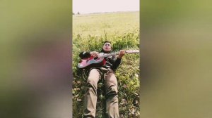 башкирская (татарская) песня "Мин башкорт егете" на гитаре без баррэ