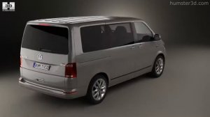 Volkswagen Transporter (T6) Multivan 2016 by 3D model store Humster3D.com