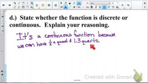 Discrete vs Continuous Functions A1P1