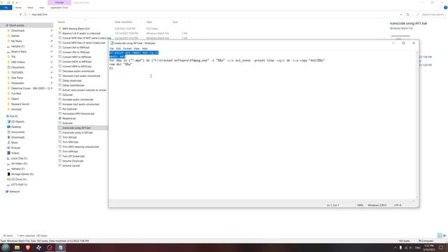 FFMPEG 6.0 AV1 NVENC Transcoding MP4
