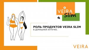 Роль продуктов VEIRA Slim в домашней аптечке.