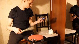 Жарево на пэде #3. Двойки руками.Как играть.Четыре способа игры.Очень быстрые двойки руками.