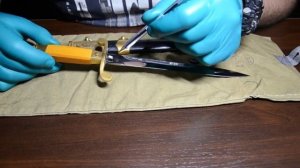 кортик ВМФ СССР ЗИК1948 с документом офицера +портупея