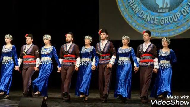 Ассирийский 🔵⚪🔴фольклорный ансамбль "Иштар".Assyrian dance group on the Festival "Drevo Pobedy"