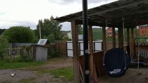 Украшаем дачную беседку. Часть 2.