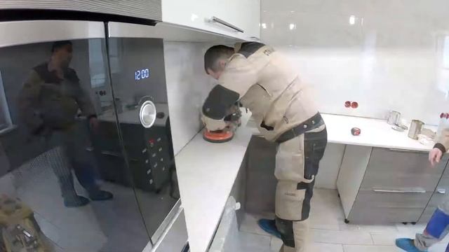 Монтаж кварцевой столешницы смотреть онлайн