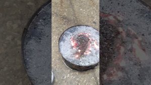 серебрянка + марганцовка (ТЕРМИЧЕСКАЯ РЕАКЦИЯ )