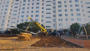 Замена столбов и Фонарей освещения