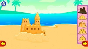 Day at the Beach | KidloLand Kids & Toddler Games | Make a sandcastle | Fun Beach Day