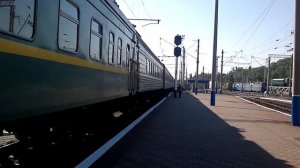 Поезд №47 Москва-Кишинев прибывает на второй путь.