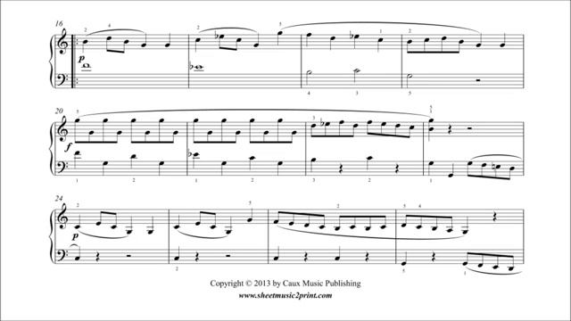 Клементи Муцио «Сонатина № 1» смотреть онлайн