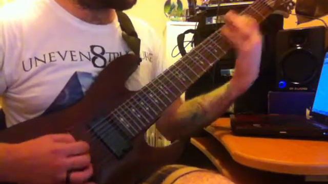 Periphery - Facepalm Mute guitar cover смотреть онлайн