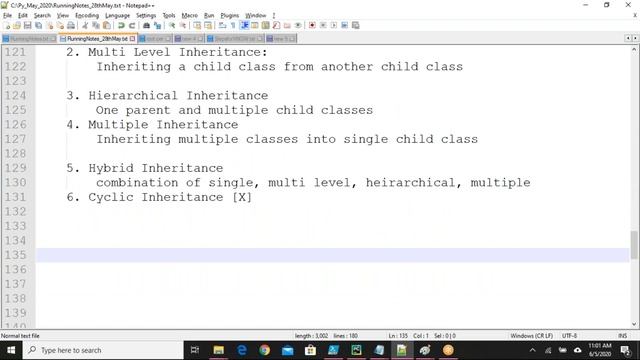 Python Day #18 Types of inheritance explained смотреть онлайн