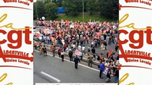 Rappel de actions passées de l'union locale CGT Albertville