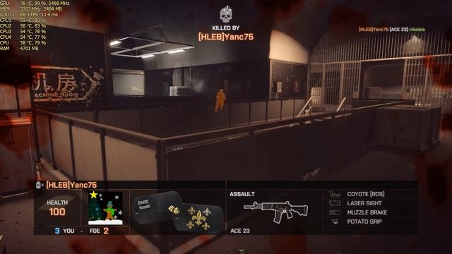 Battlefield 4 i3 4170  GTX 970 1500Mhz OC