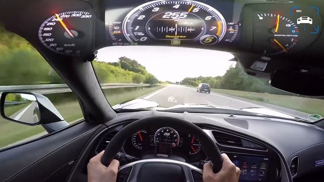 2017 Corvette Stingray C7 МАКСИМАЛКА   МАКСИМАЛЬНАЯ СКОРОСТЬ