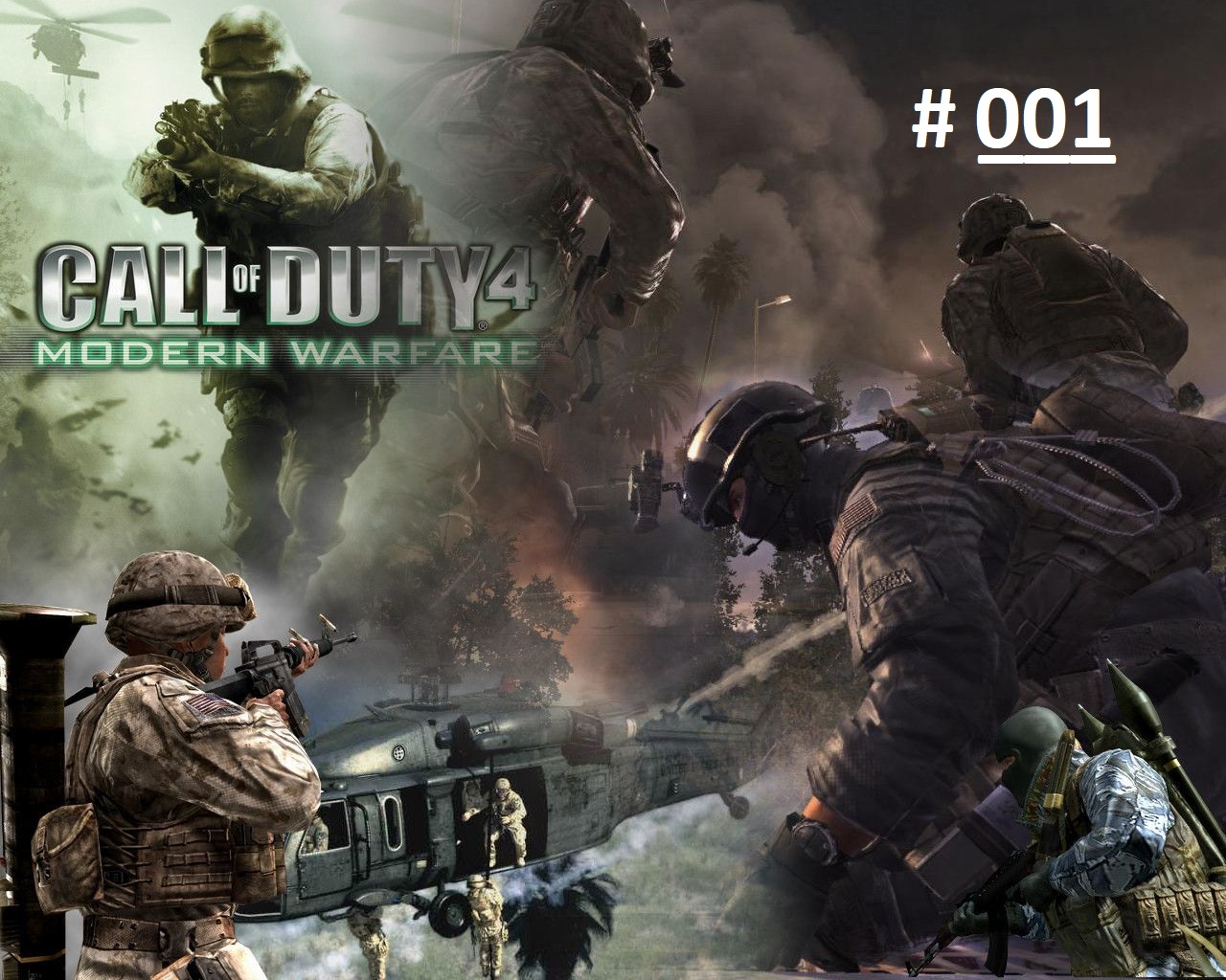 Call of Duty 4: Modern Warfare. Прохождение игры 2007 . Часть 01. Миссии "F.N.G.", Crew Expendable".