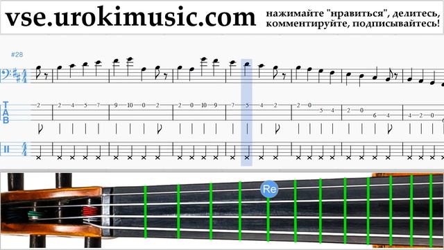 Уроки виолончели Bon Jovi - Knockout Ноты Самоучитель часть 1 um-821