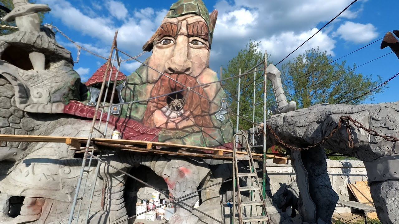 забор  покраска.  живопись на заборе.парк   Вихлянлия.  туризм.
