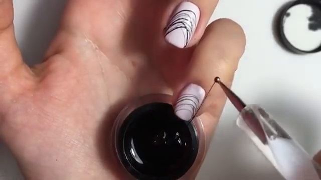 Дизайн ногтей с паутинкой. смотреть онлайн