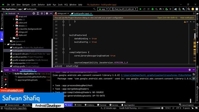 Unknown host 'android sdk is com' | You may need to adjust the proxy settings in Gradle | Android