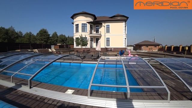 Раздвижной павильон для бассейна Modern от TM MERIDIAN