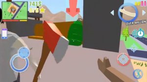 Пасхалка в игре Dude Theft Wars. Огромная Granede, базука, деньги. Аааааааа!!!!