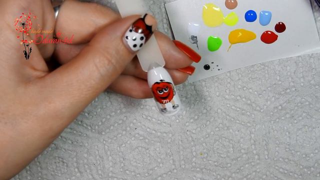 M&M's.Дизайн гель лаком/M&M's.Nail Design