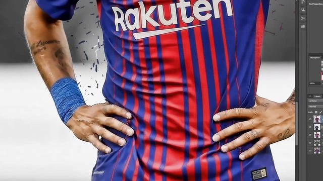 Neymar to PSG kitswap football edit | Photoshop cc 2017
