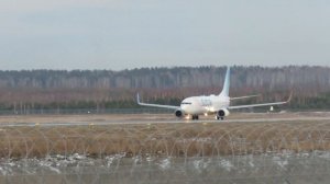 Boeing 737-800 взлет и посадка «FlyDubai» A6-FEB
