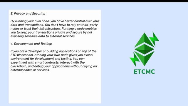 ETC Spotlight: ETCMC Ethereum Classic Plug and Play Node, Part I - смотреть видео онлайн от «JavaScript и SEO-оптимизация» в хорошем качестве, опубликованное 3 декабря 2023 года в 7:43:49.