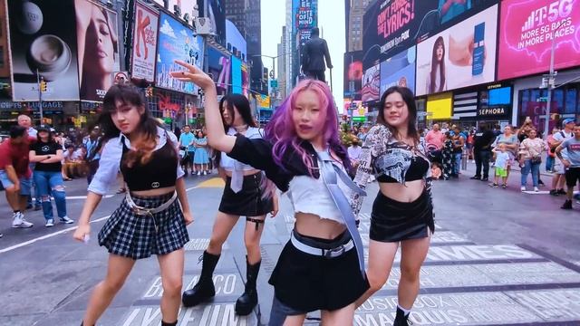 [KPOP IN PUBLIC NYC | TIMES SQUARE] aespa 에스파 'Girls' Dance Cover by OFFBRND