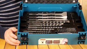 Set Burghie SDS Makita | 12 burghie, 5 dalti, Makpac! | Makita B-53877