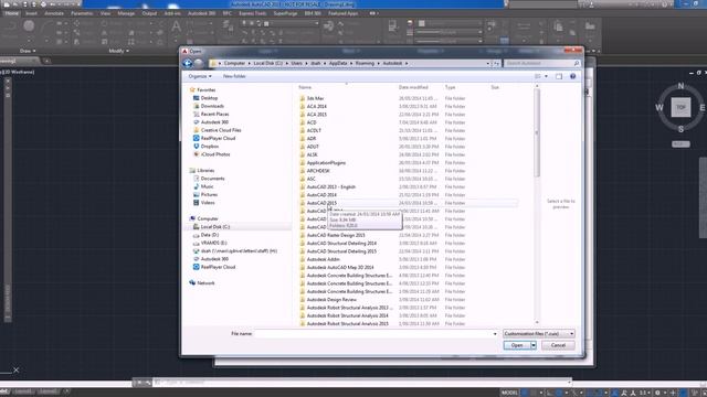AutoCAD 2015 - Importing AutoCAD Classic WS from AutoCAD 2014 смотреть онлайн