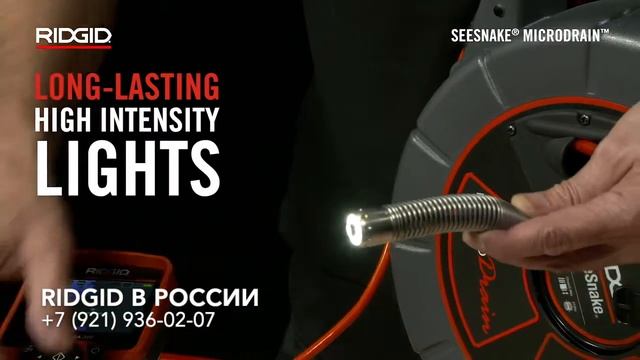 Система видеодиагностики канализации RIDGID SeeSnake microDrain. Телеинспекция труб малого диаметра смотреть онлайн