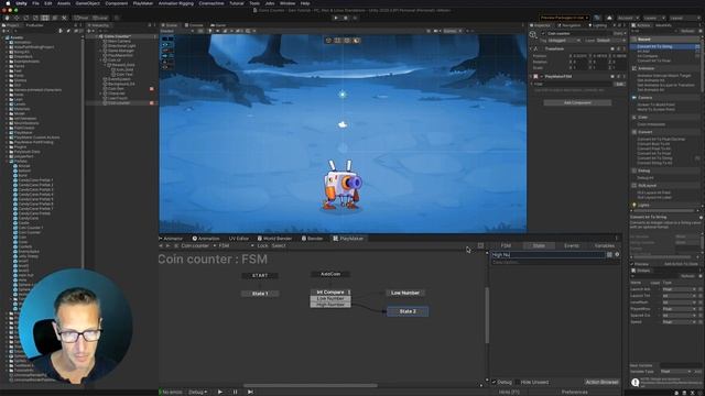 Unity and Playmaker - How to shorten UI number and add K смотреть онлайн