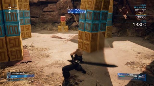 Final Fantasy 7 Remake - Crate Annihilator Trophy - Complete all Whack-a-Box Challenges