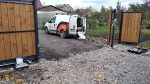 Установка автоматики для откатных ворот на частный дом