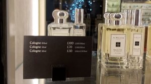 Jo Malone London Fragrance.   ОБЗОР В МАГАЗИНЕ ПАРФЮМЕРИИ JO MALONE.