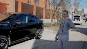 Выездная сухая автомойка в Ульяновске. Mazda 3