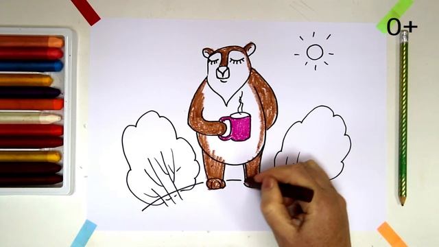 #какнарисовать #МЕДВЕДЬ Уроки Рисования Для Детей #howtodraw #bear #drawforchildren смотреть онлайн
